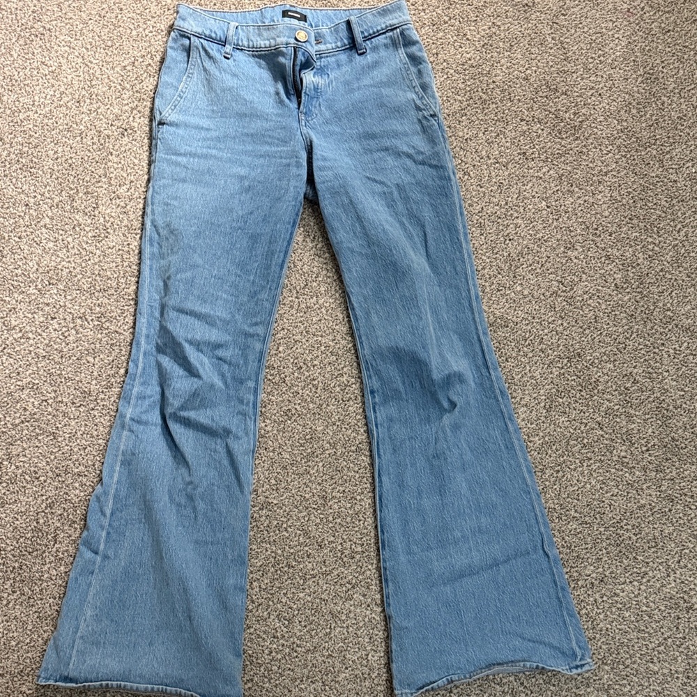 Women's Blue Flared Jeans